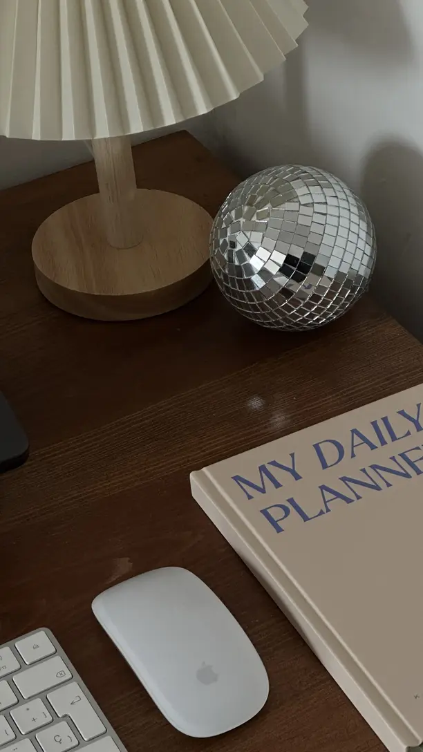 Planner and calendar with social media content ideas
