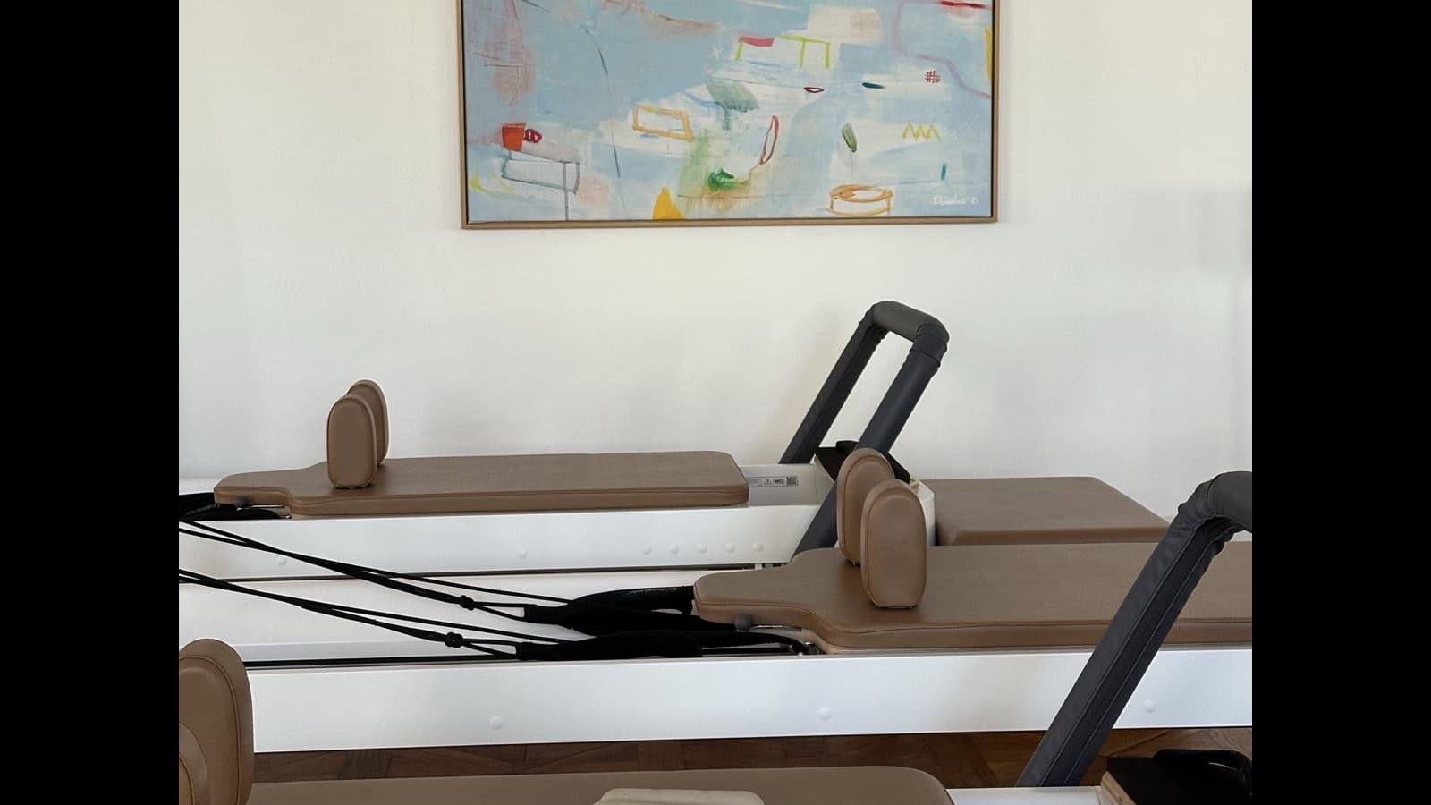 Minimalist desk with a computer, representing a creator workspace for sending brand pitches