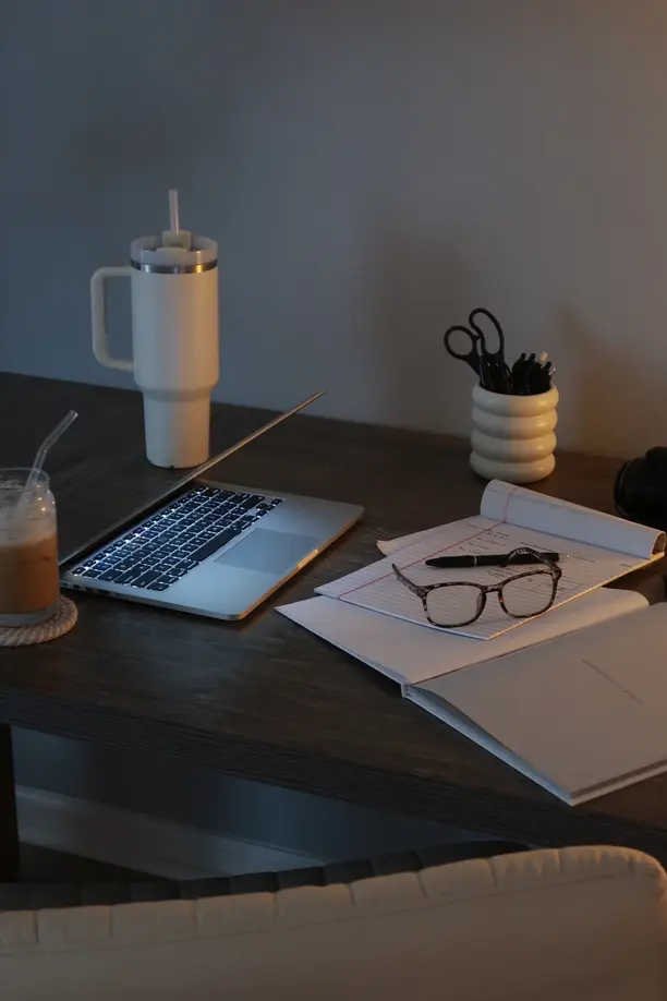Group of people collaborating around a shared table